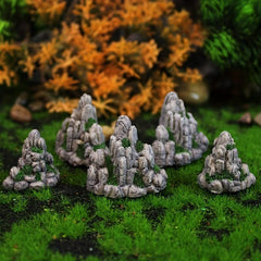 Simulation Rockery Ornaments Resin Crafts Micro Landscape Succulent Flower Pots