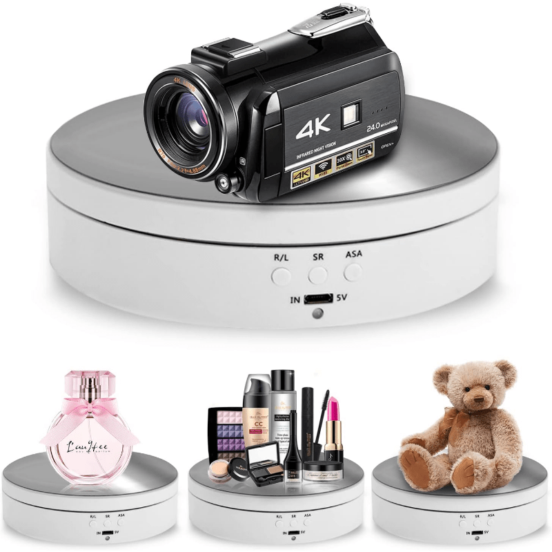 138mm Rotating Display Stand 360 Degree Motorized Turntable Display Stand
