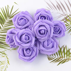 10 Foam Rose Flower Heads for DIY Wedding Bouquets & Celebrations