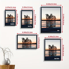 Rustic Landscape Photo Frame for Family Photos Engagement Desktop Wall Decor