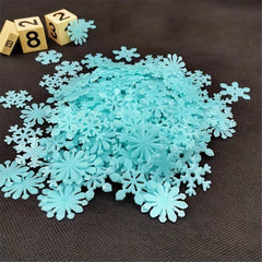 50pcs Luminescent Snowflake Wall Stickers Christmas Decoration