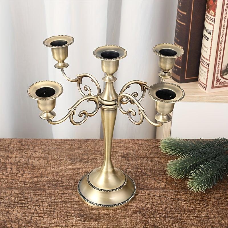 European Metal Candelabra for Weddings and Home Decor