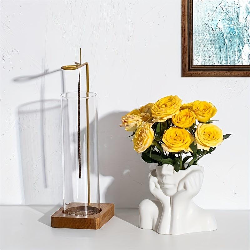 Glass Incense Holder for Home Decor