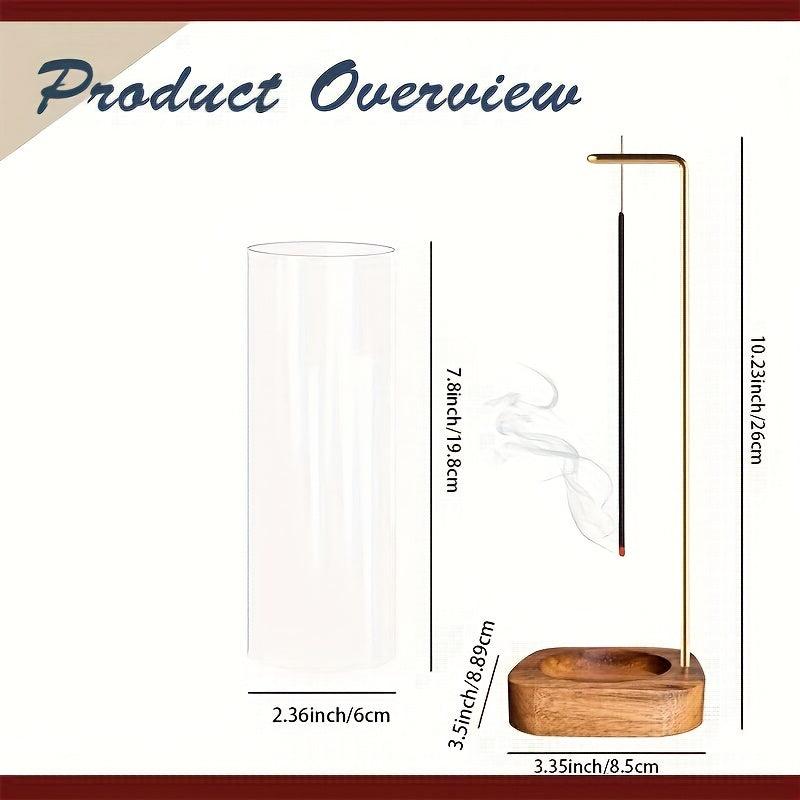 Glass Incense Holder for Home Decor