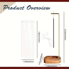 Glass Incense Holder for Home Decor