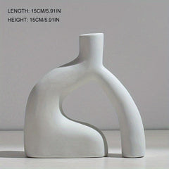 Modern Nordic Ceramic Vase Minimalist Pottery Home Decor