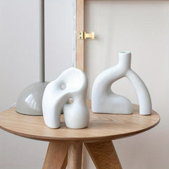 Modern Nordic Ceramic Vase Minimalist Pottery Home Decor
