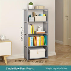 Steel Pipe Bookshelf Organizer Storage Rack For Books Files Snack Coat