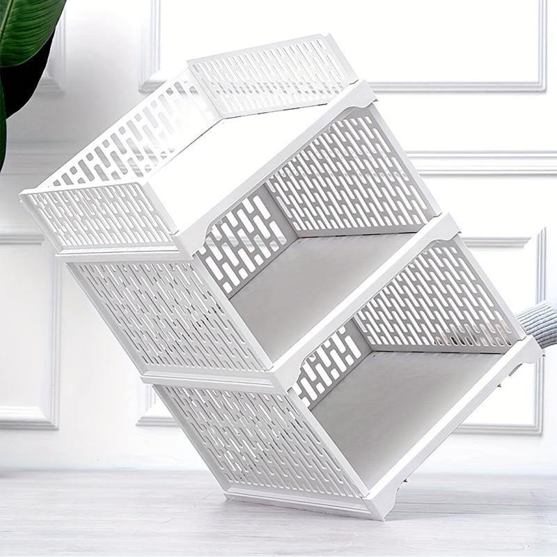 Layered Wardrobe Rack with Dividers - Efficient Clothes Organization
