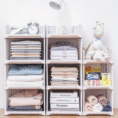 Layered Wardrobe Rack with Dividers - Efficient Clothes Organization