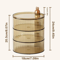 Rotatable Candy Box Snack Storage Box 2-4 Layers