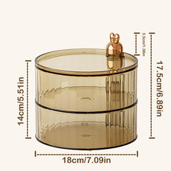 Rotatable Candy Box Snack Storage Box 2-4 Layers