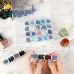 28 56 Grids Diamond Painting Tools Storage Container Clear Plastic Embroidery