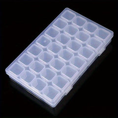 28 56 Grids Diamond Painting Tools Storage Container Clear Plastic Embroidery