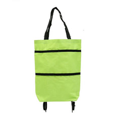 Large Capacity Collapsible Shopping Cart with Wheels Portable Grocery Bag