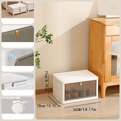 Stackable Shoe Rack Dustproof Cabinet Transparent Storage Box