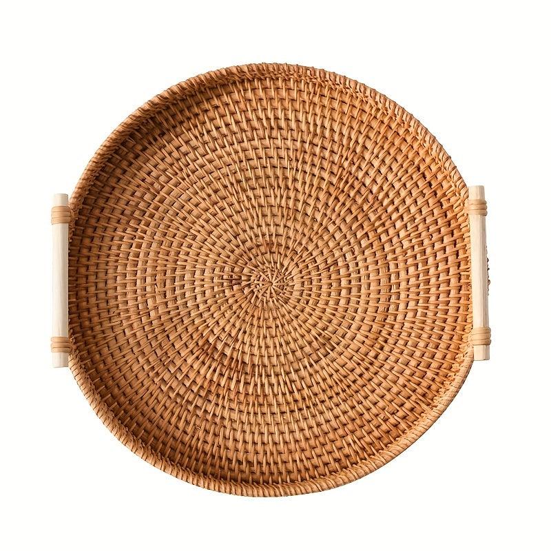 Woven Fruit Storage Baskets Stackable Storage Organizer