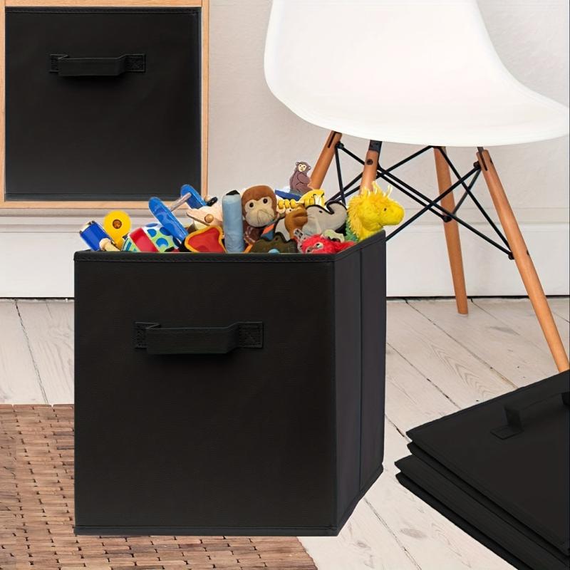 6pcs Cube Storage Bins Collapsible Fabric Storage Box Organizer