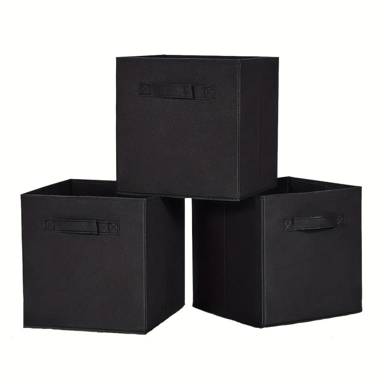 6pcs Cube Storage Bins Collapsible Fabric Storage Box Organizer