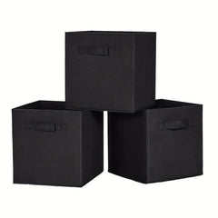 6pcs Cube Storage Bins Collapsible Fabric Storage Box Organizer