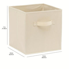 6pcs Cube Storage Bins Collapsible Fabric Storage Box Organizer