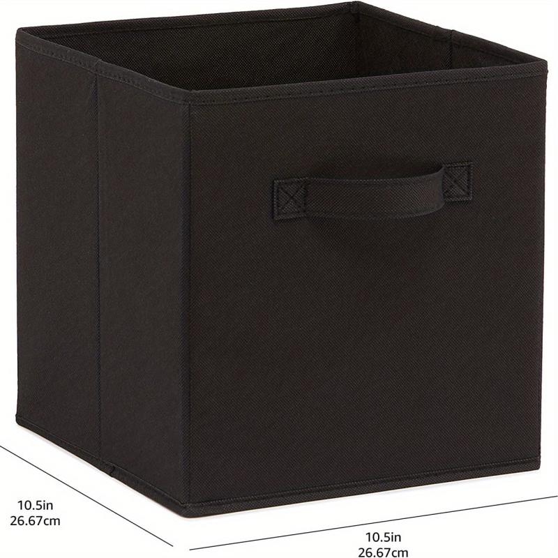 6pcs Cube Storage Bins Collapsible Fabric Storage Box Organizer