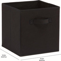 6pcs Cube Storage Bins Collapsible Fabric Storage Box Organizer