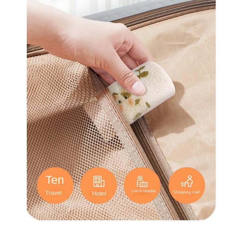 2pcs Rabbit Pattern Toilet Stickers Washable Mat Plush Seat Cover