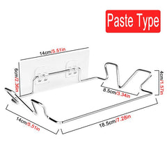 Kitchen Trash Rack Cabinet Door Garbage Bags Holder Stainless Steel