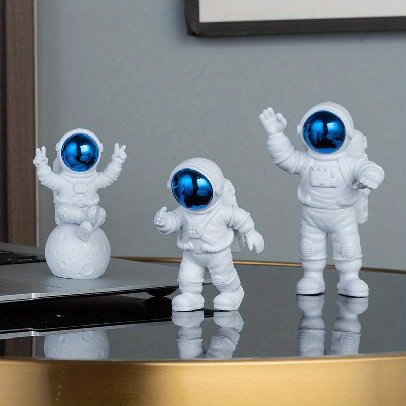 3pcs Desktop Astronaut Ornaments for Boys Girls