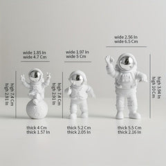 3pcs Desktop Astronaut Ornaments for Boys Girls