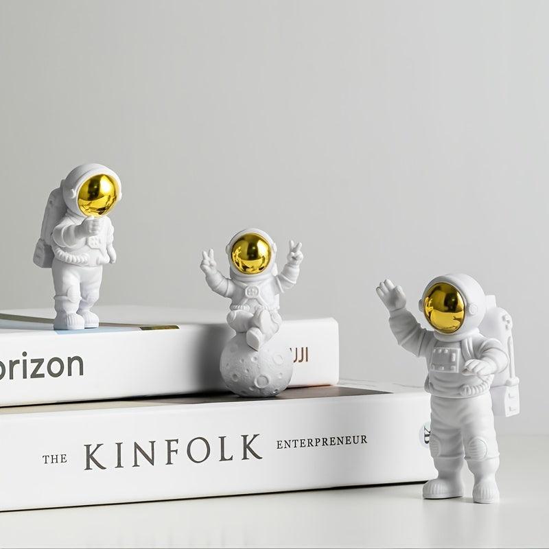 3pcs Desktop Astronaut Ornaments for Boys Girls