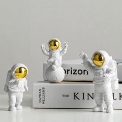 3pcs Desktop Astronaut Ornaments for Boys Girls