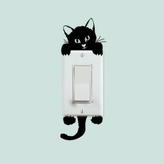 Cat Switch Wall Sticker - Add a Purr-fect Touch