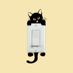 Cat Switch Wall Sticker - Add a Purr-fect Touch