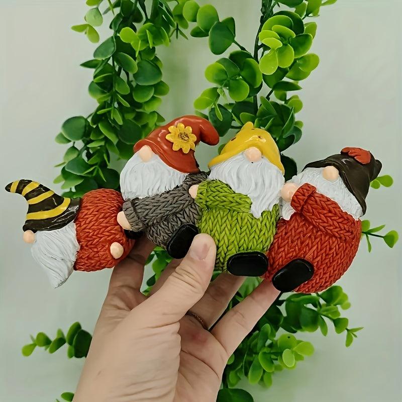 Gnome Statue Resin Garden Ornament Home Decor Room Yard Outdoor Deco