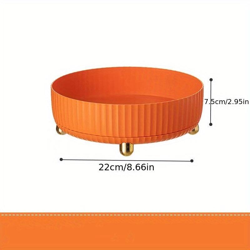 Large Rotatable Plastic Storage Box for Home and Office Storage