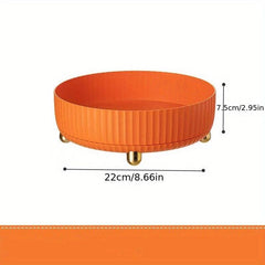 Large Rotatable Plastic Storage Box for Home and Office Storage