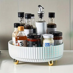 Large Rotatable Plastic Storage Box for Home and Office Storage