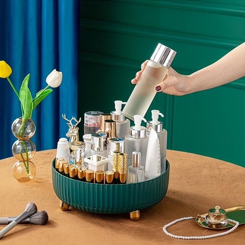 Large Rotatable Plastic Storage Box for Home and Office Storage