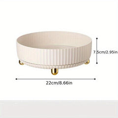 Large Rotatable Plastic Storage Box for Home and Office Storage