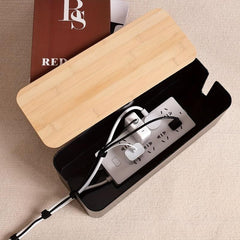 Plastic Data Cable Storage Box - Cord Power Strip Organizer