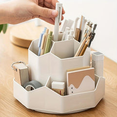 Rotating Pen Holder 360 Degrees Large Capacity Storage Box