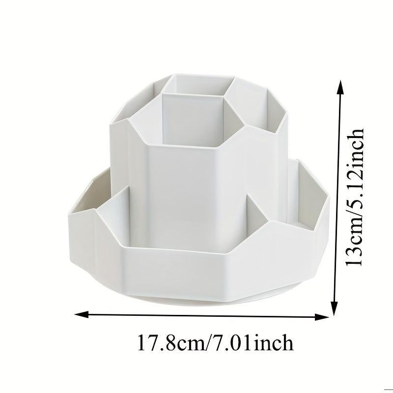 Rotating Pen Holder 360 Degrees Large Capacity Storage Box