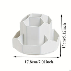 Rotating Pen Holder 360 Degrees Large Capacity Storage Box