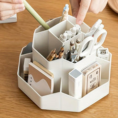 Rotating Pen Holder 360 Degrees Large Capacity Storage Box