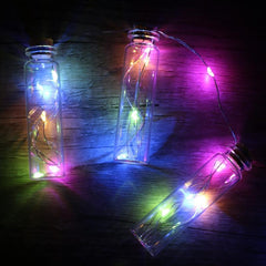 40pcs Mini Glass Bottles with Cork Stoppers for DIY Wedding Decor