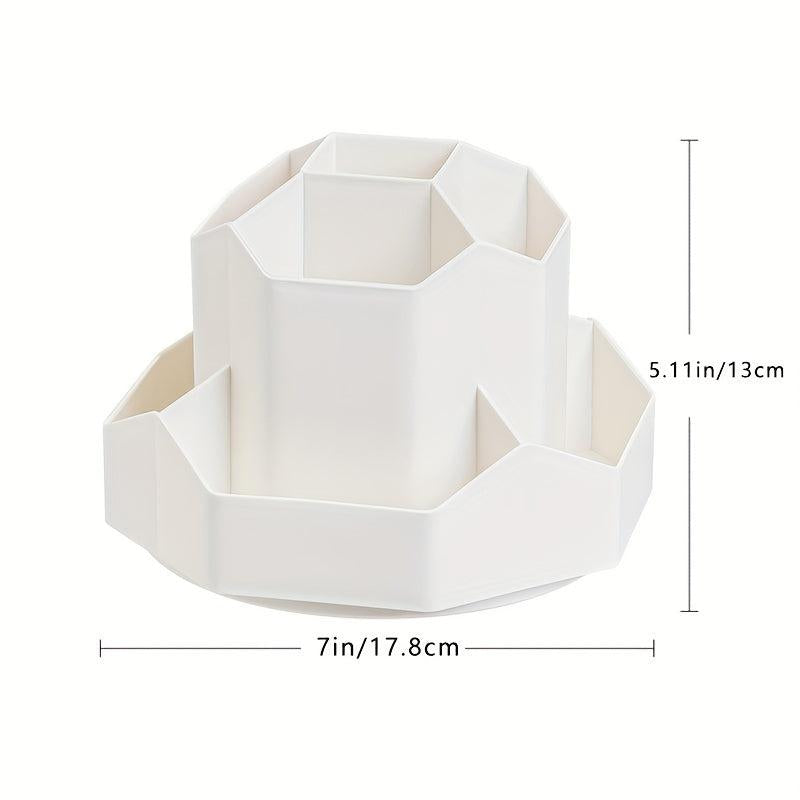 Desk Makeup Brush and Pen Holder Organizer Large Capacity Storage Box