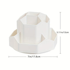 Desk Makeup Brush and Pen Holder Organizer Large Capacity Storage Box