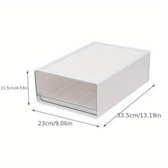 Transparent Desktop Storage Box Drawer Office Document Organizer